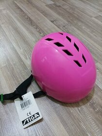 Dětská helma na kolo Stiga Play růžová M, 48-52cm