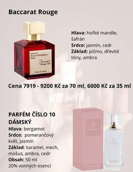 Parfém č. 10 ( inspirace Baccarat Rouge )