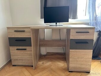 Psací stůl se skříňkou