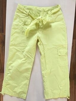 Plátěné žluté 3/4, vel S/M, Extra m3 - 1
