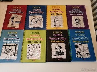 Deník malého poseroutky - pevná vazba - díl 1, 2, 4, 5, 6, 8