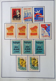 Album zápalkových nálepek 1945 - 1958 č.2