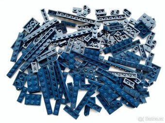 Lego® Originál Diely tmavo modré (ako nové, 200 kusov)