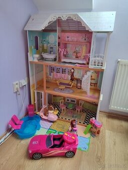 Domeček pro panenky Barbie a příslušenství