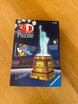 Socha svobody 3D svítící puzzle