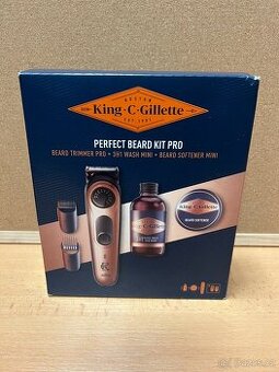 GILLETTE King C. zastřihovač vousů PRO dárková sada pro muže