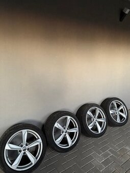 4x alu kola 5x112 18 + letní pneu 225/45 r18