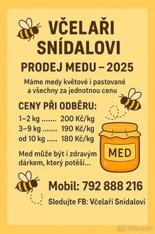 Med od včeliček 2025