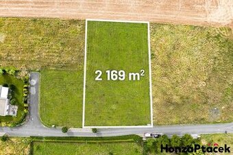 Prodej, stavební pozemek 2169m2, Osnice - Jesenice