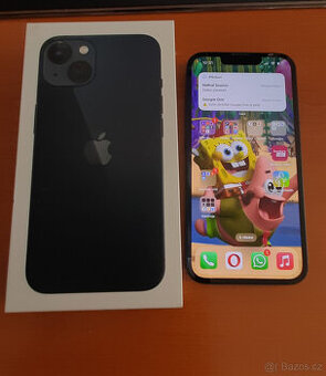 iPhone 13 černý záruka Vodafone 128GB kompletní balení