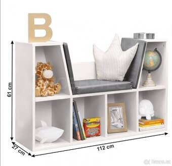 Dětská knihovna s posezením Feria