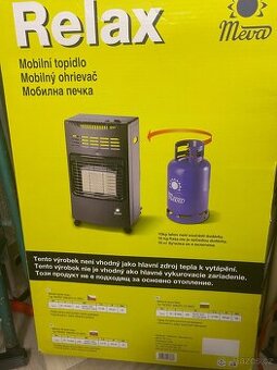 Přenosná plynová kamna+dvě lahve