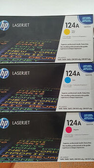 Originální barevný toner do laserové tiskárny HP, typ 124a