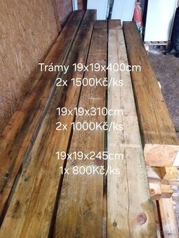Prkna,fošny,trámy,levně