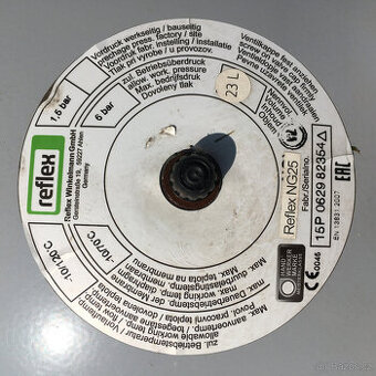 Expanzní nádoba NG 25 šedá, 6/1,5 bar Reflex