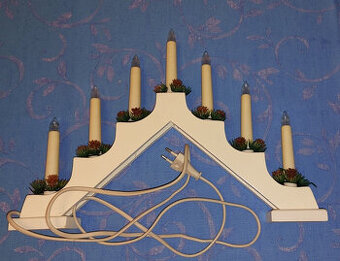 Vánoční svícen dřevěný