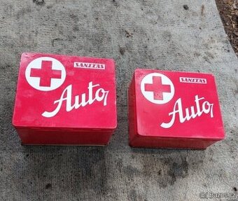 Plechová krabička auto