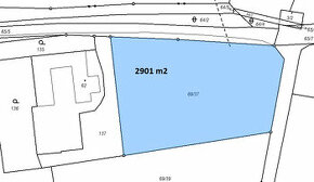Střeziměřice - stavební pozemek 2901 m2 - 1