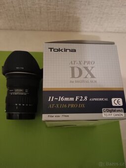 Objektiv Tokina 11-16 F2,8 pro Canon