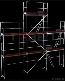 Lešení 52,8 m2, kompletní sestava