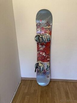snowboard prkno Cygnus s vázáním délka 146cm