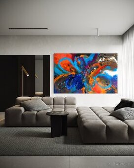 PULSE OF LIFE obraz - 110 cm x 70 cm