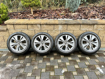 KOMPLET: ALU DISKY R17 5x108 + LETNÍ PNEU 205/55 R17