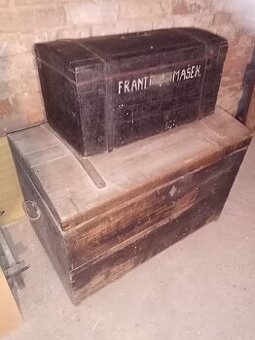 vojenský kufr-vojenská truhla