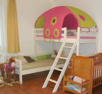 Vyvýšená postel Domestav - palanda Domestav