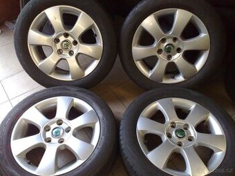 alu kola škoda 5x112 r16 original škoda 205/55/16