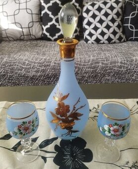 Karafa a 2 skleničky