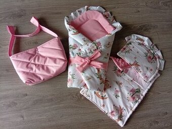 Zavinovačka pro panenky,deka a polštářek