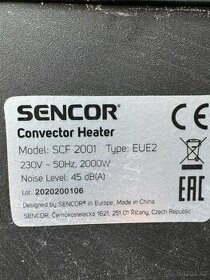 Přímotop elektricky sencor - 1