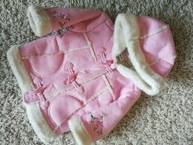 Růžový kabátek, velikost 68/74