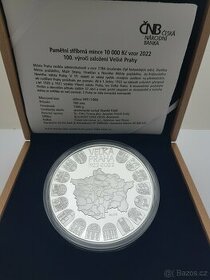 Stříbrná mince 1kg - Založení Velké Prahy