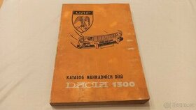 DACIA 1300 - katalog náhradních dílů - české vydání
