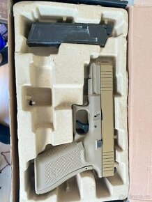 Airsoft Glock 17, rám gen. 5, Tan, GBB, WE