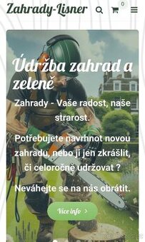 Údržba zahrad a zeleně - rizikové kácení