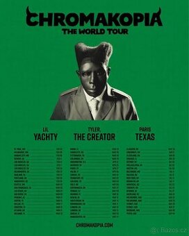 Tyler The Creator Chromokopia Tour Praha