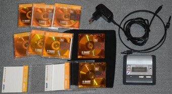 Minidisc SHARP MD-MT290,MDLP, media,sluch, manual, dig.kabel