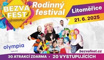 Rodinná vstupenka Bezvafest Litoměřice