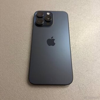 iPhone 15 Pro Max 256GB modrý titan, 12 měsíců záruka