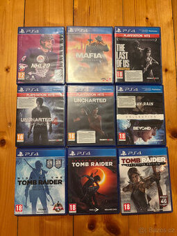 Hry na PS4 - Playstation 4 - GTA 5, Tomb, The last...
