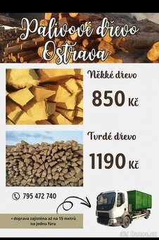 Palivové dřevo tvrdé měkké