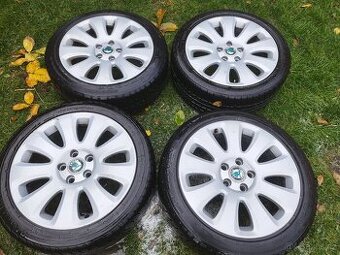 ALU kola Škoda Superb 5x112 7,5JX17 H2 ET 49
