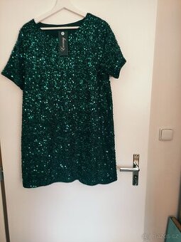 Vánoční šaty- Nové s visačkou,vel 46