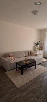 Rohová sedací souprava ZAILA – světle šedý