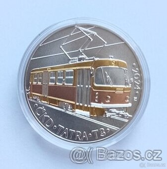 500 Kč 2024 – Tramvaj ČKD Tatra T3 b.k. v etui UNC
