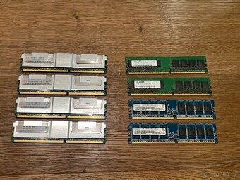 4x serverová paměť Hynix 2 GB 2Rx4 PC2-5300F DDR2 FB-DIMM