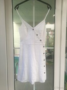 Šaty bavlna/len, Hollister